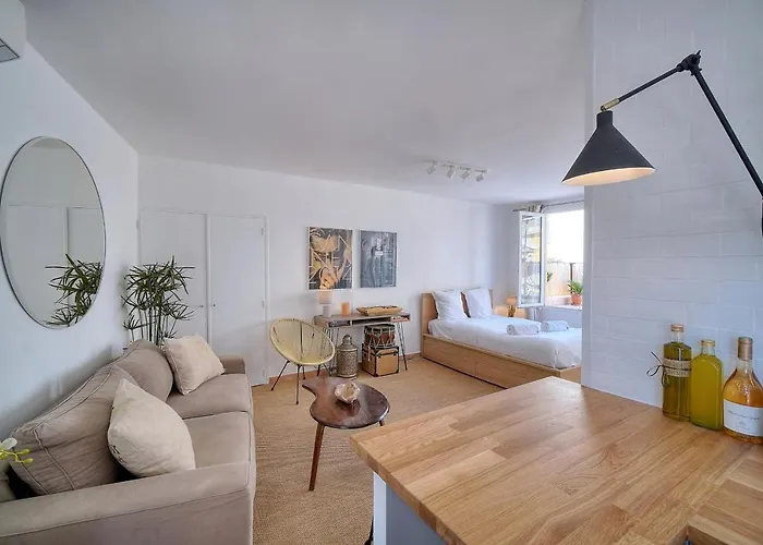 Upstays Banane Terrace 30M2 Studio Lägenhet Cannes